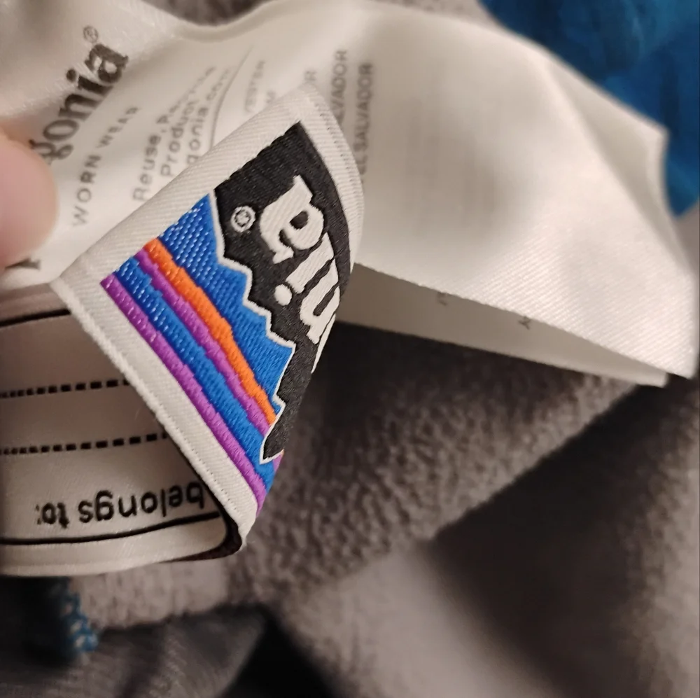 Patagonia Micro D Snap-T Fleece Jacket Hoodie Sz 14 Boys